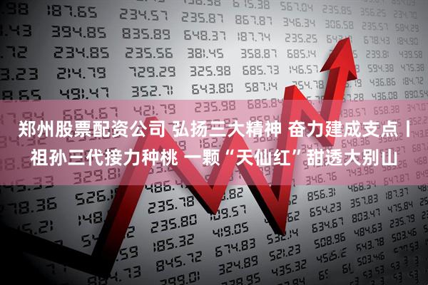 郑州股票配资公司 弘扬三大精神 奋力建成支点丨祖孙三代接力种桃 一颗“天仙红”甜透大别山